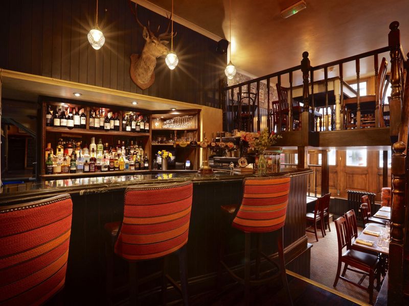 (c) Three Cheers Pub Co. The Abbeville's new bar, leading to the. Published on 16-11-2021