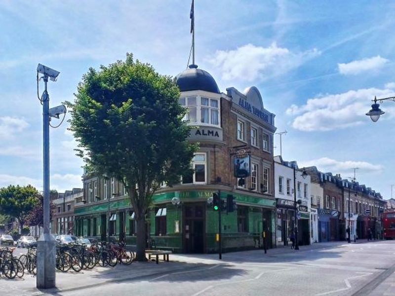 Alma, SW18. (Pub, External, Key). Published on 28-06-2014
