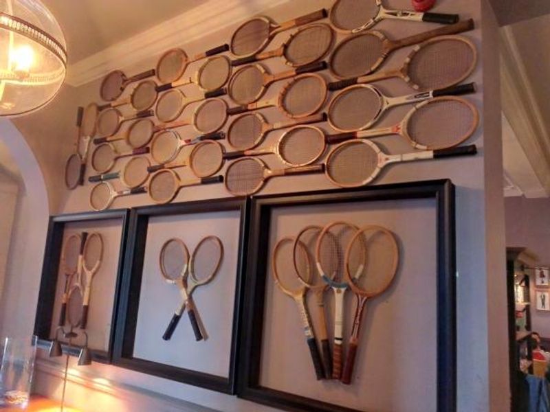 Dog & Fox, SW19 - Tennis racquets. (Pub). Published on 02-01-2014 