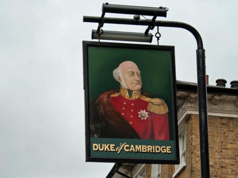Duke of Cambridge SW8 - pub sign. (External, Sign). Published on 21-02-2014