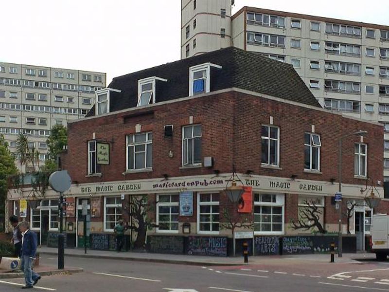 Magic Garden Battersea SW11. (Pub, External, Key). Published on 09-09-2013