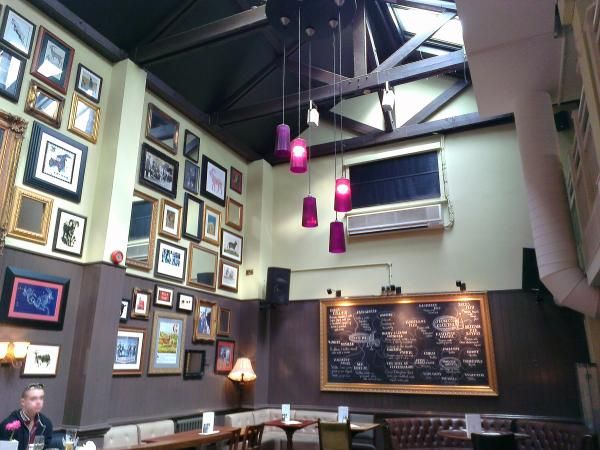 Rear seating area at the Goat, Battersea Rise SW11. (Pub, Bar). Published on 16-09-2013