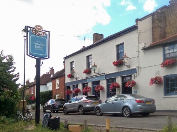 Crooked Billet, Wimbledon Common SW19 - 20160717. (Pub, External, Key). Published on 05-08-2016