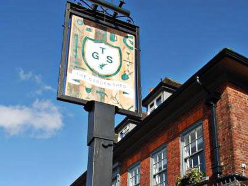 Garden Shed, SW19 - pub sign. (Pub, External, Sign). Published on 14-03-2014 