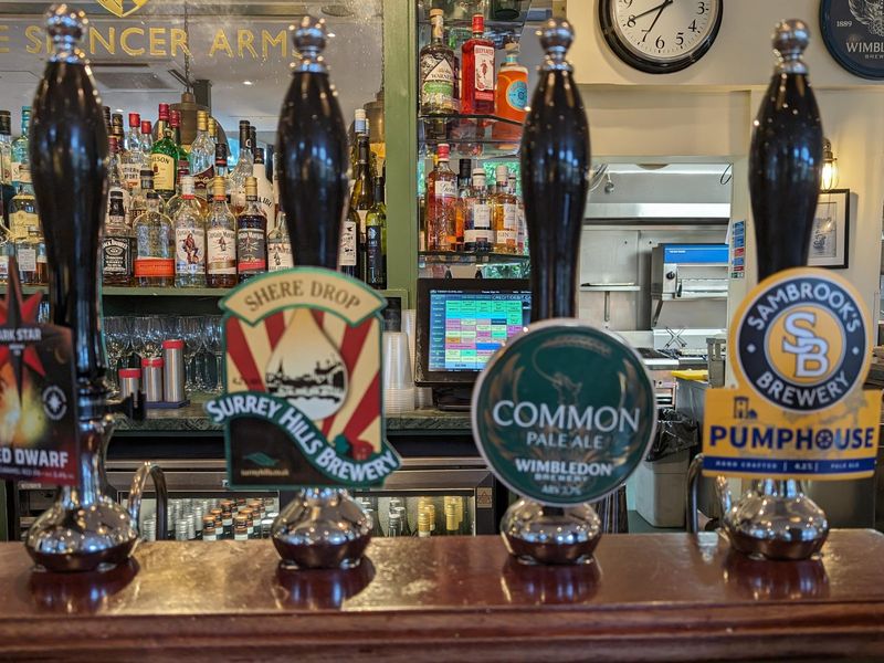 Spencer Arms, SW15 handpumps 20240423. (Pub, Bar). Published on 23-04-2024