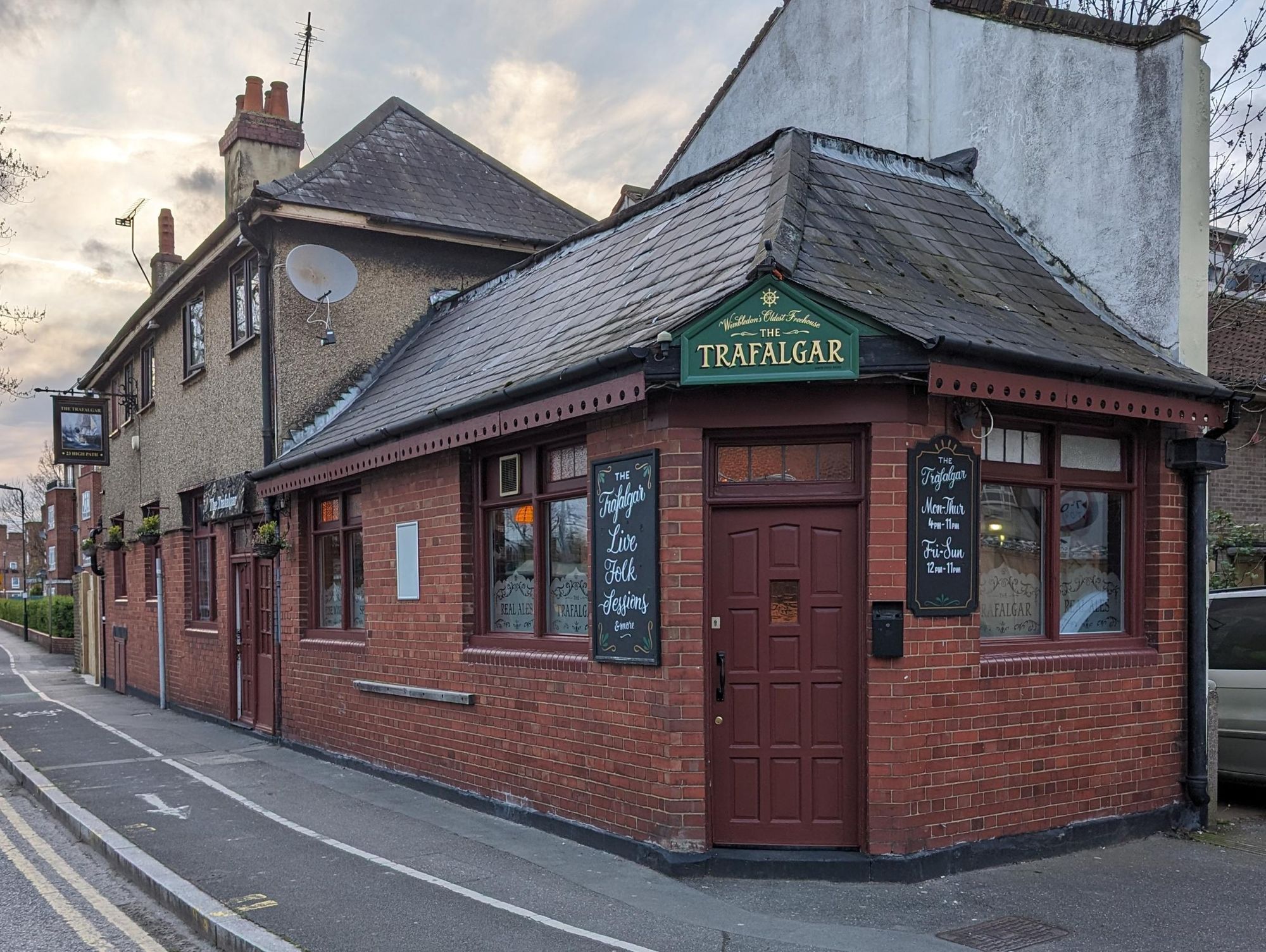 Trafalgar Merton. (Pub, External, Key). Published on 16-04-2024