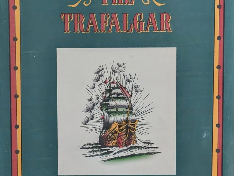 Trafalgar Merton - pub sign 20240403. (Pub, Sign). Published on 16-04-2024
