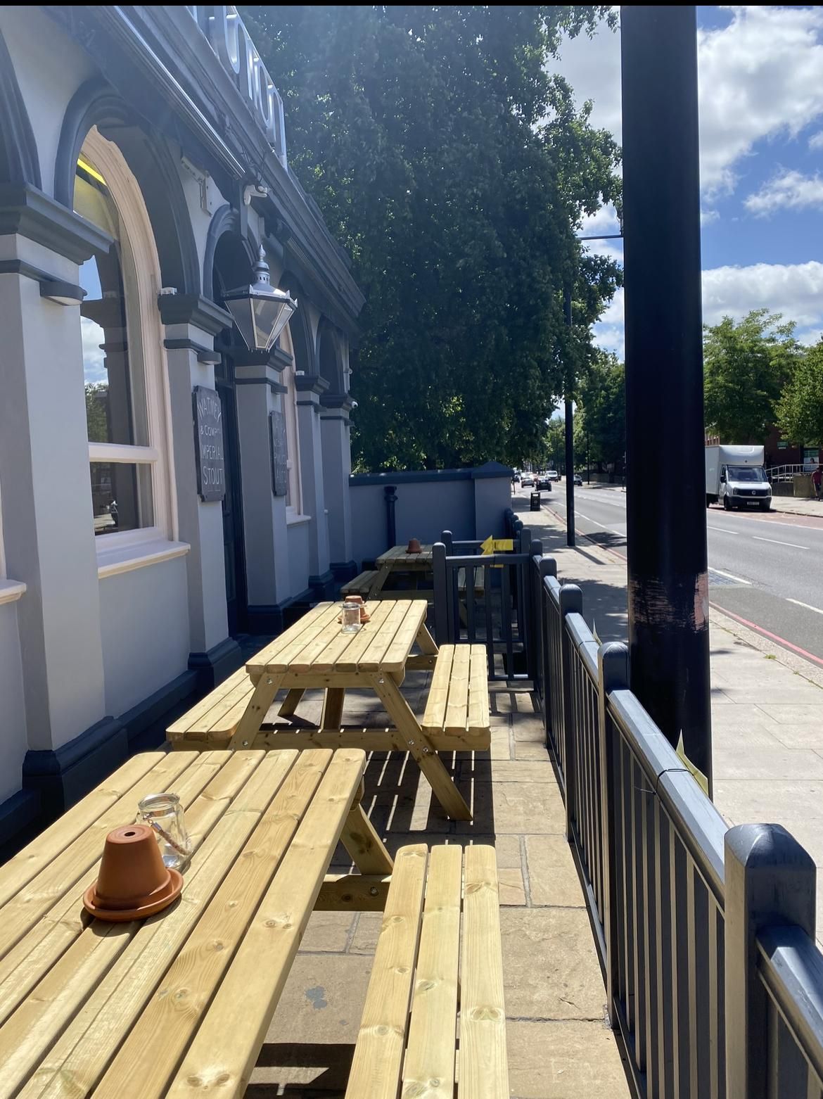 Union Battersea front seating - 2024-07-07. (Pub, External). Published on 09-07-2024