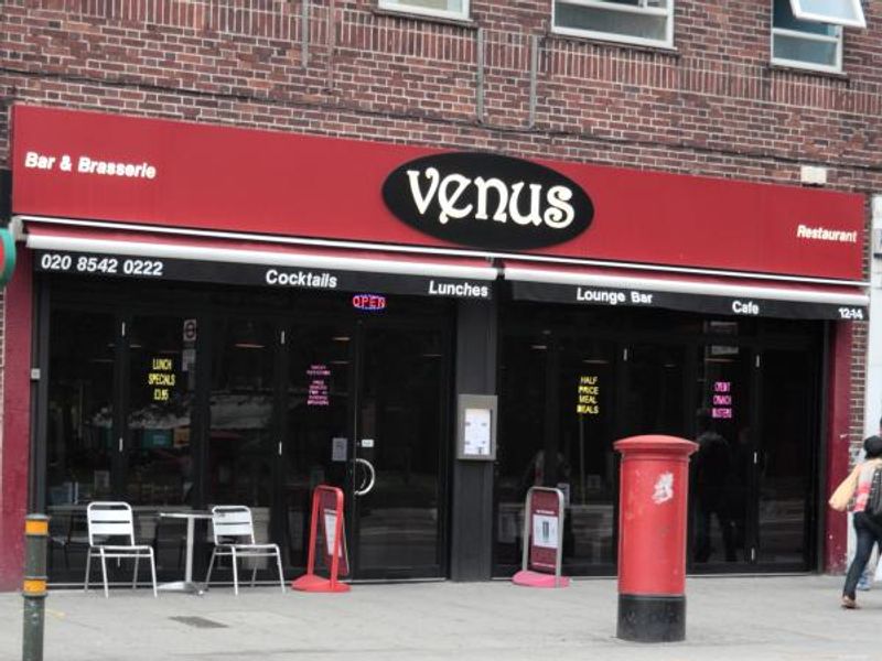 Venus Bar & Brasserie, Colliers Wood SW19. (Pub, External, Key). Published on 23-09-2013