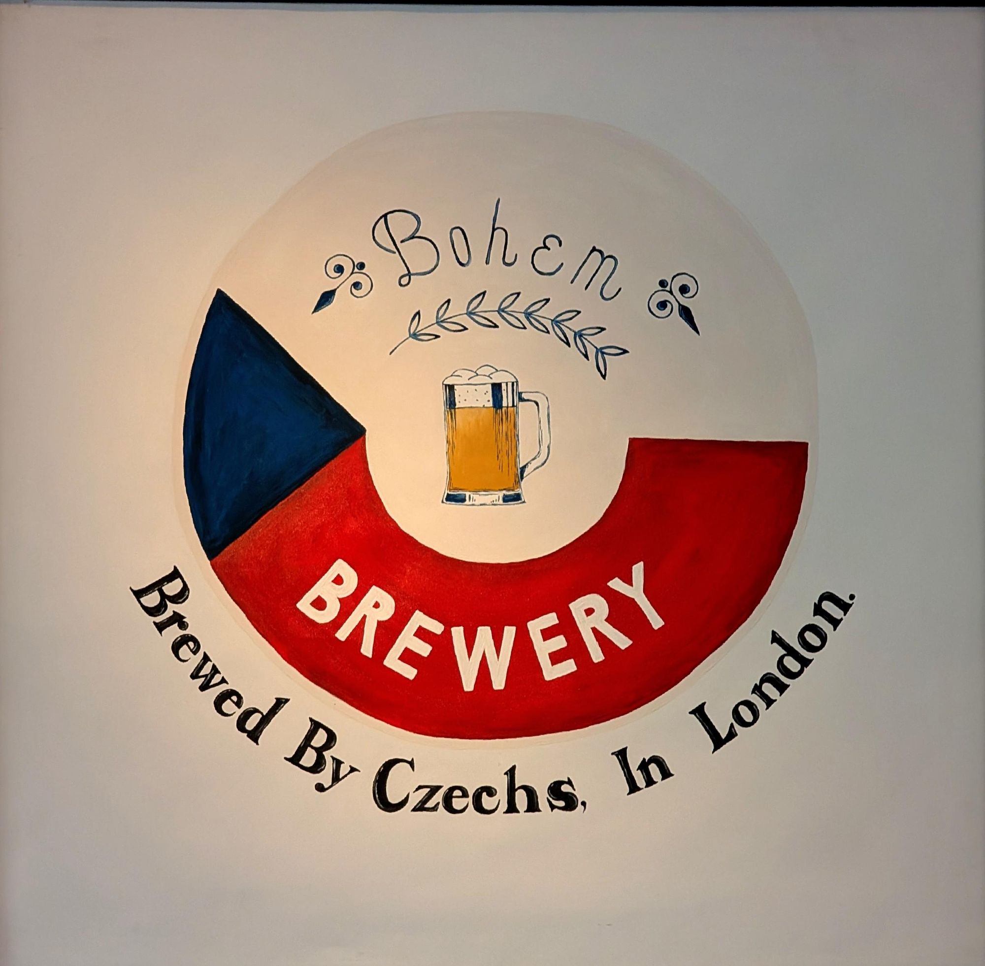Queens Head SW8 Brewery sign - 2025-08-26. (Pub, Bar). Published on 26-08-2025