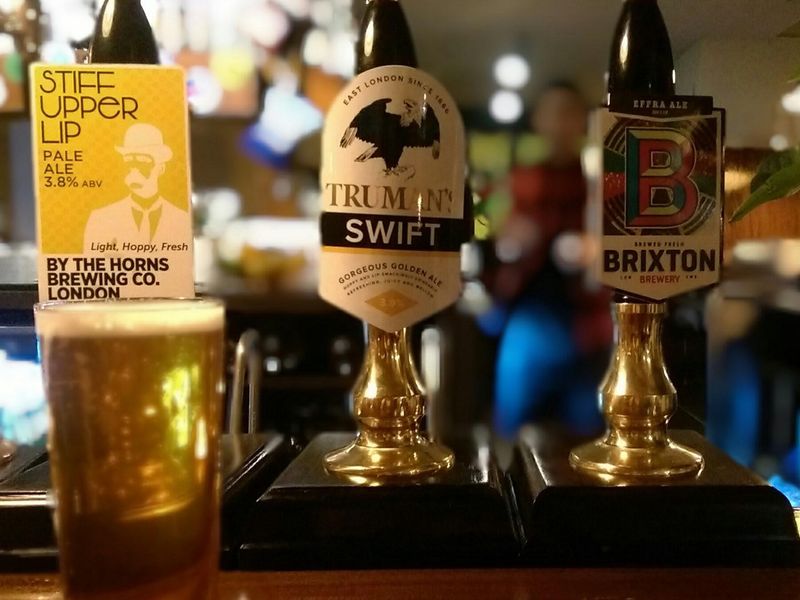 Three London beers at the Rose and Crown, Tooting Bec.. (Pub, Bar). Published on 02-03-2017