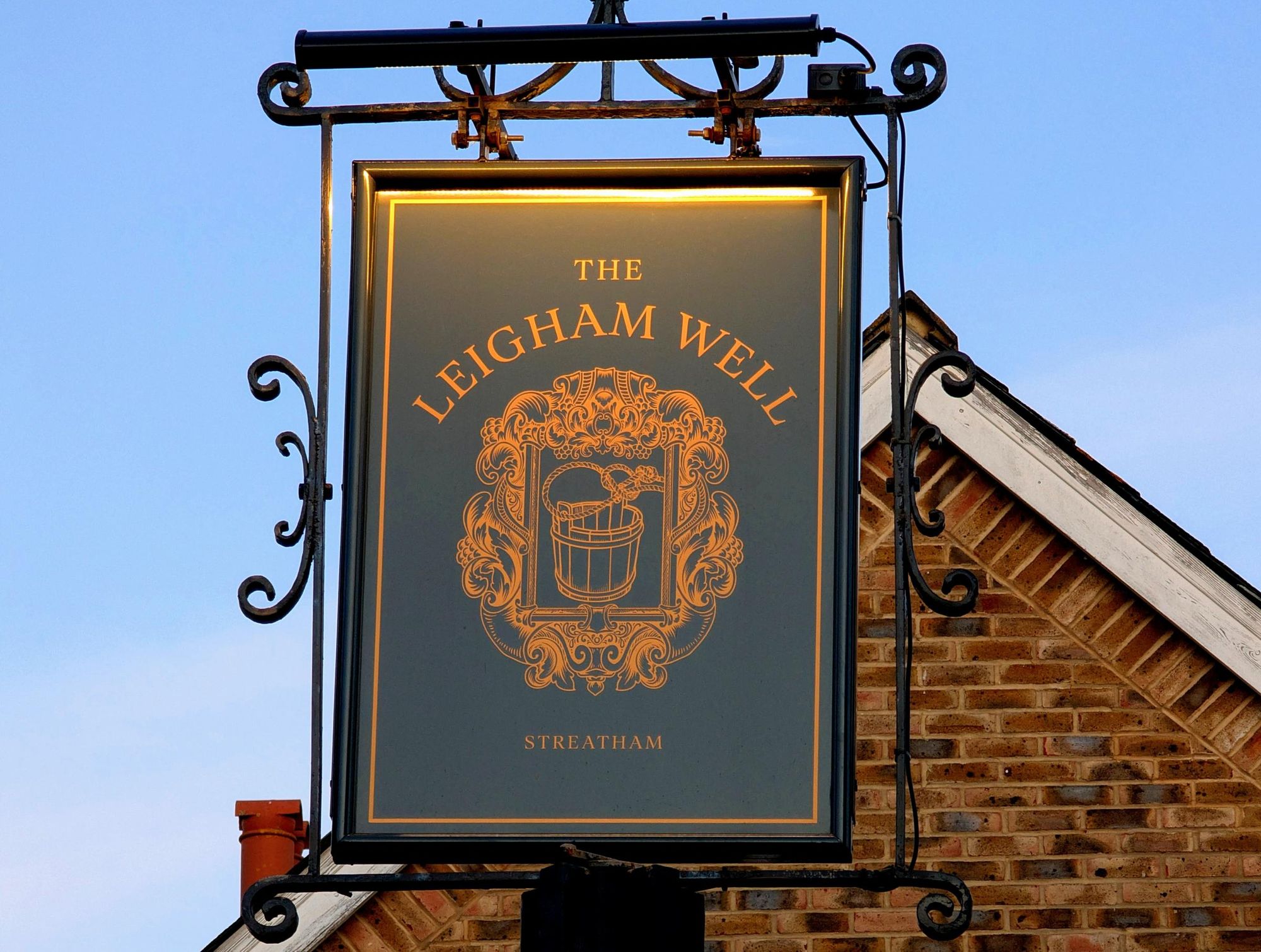 Leigham Well Pub Sign. (Pub, External, Sign). Published on 06-04-2026