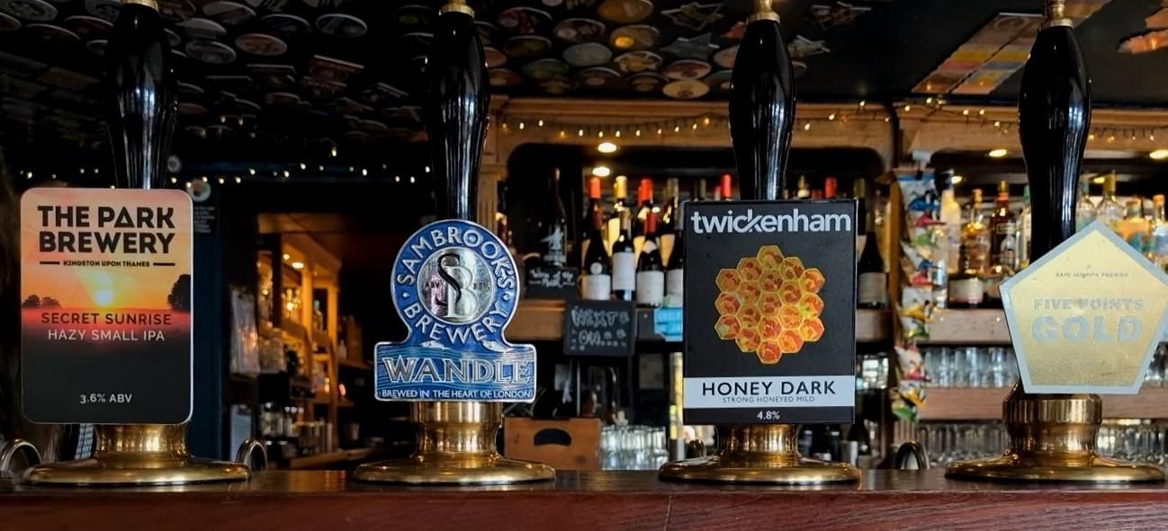 Railway SW16 handpumps - 20250328. (Pub, Bar). Published on 28-06-2025