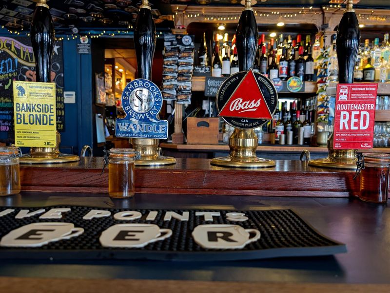 Railway SW16 handpumps - 20250808. (Pub, Bar). Published on 08-08-2025 