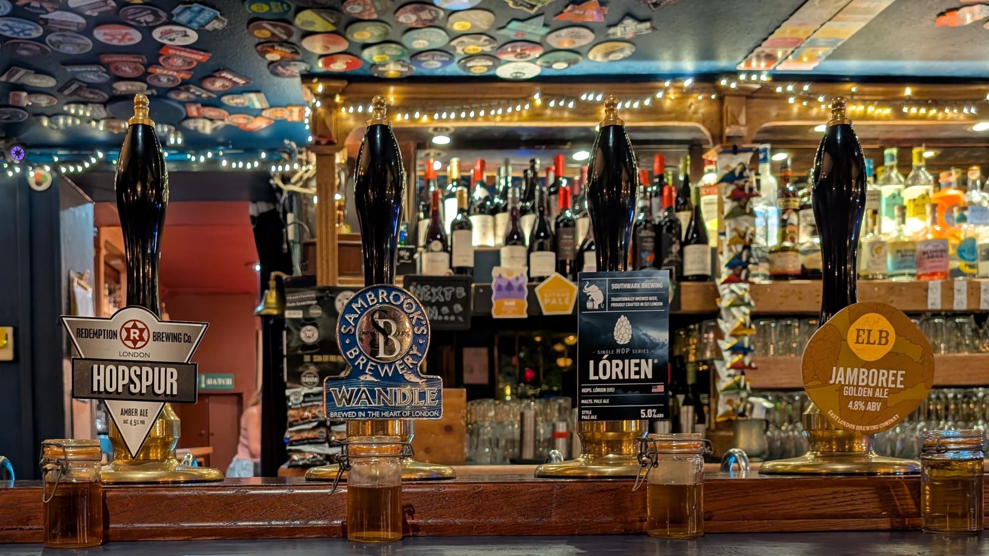Railway SW16 handpumps - 20250720. (Pub, Bar). Published on 20-07-2025