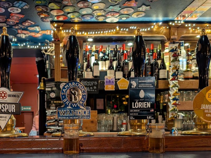 Railway SW16 handpumps - 20250720. (Pub, Bar). Published on 20-07-2025 