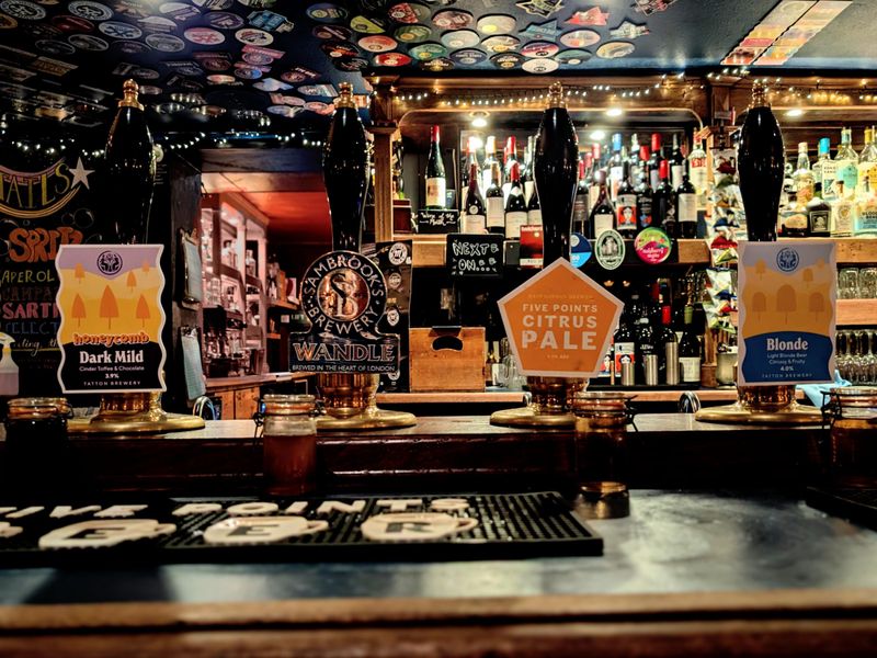 Railway SW16 handpumps - 20250729. (Pub, Bar). Published on 29-07-2025 