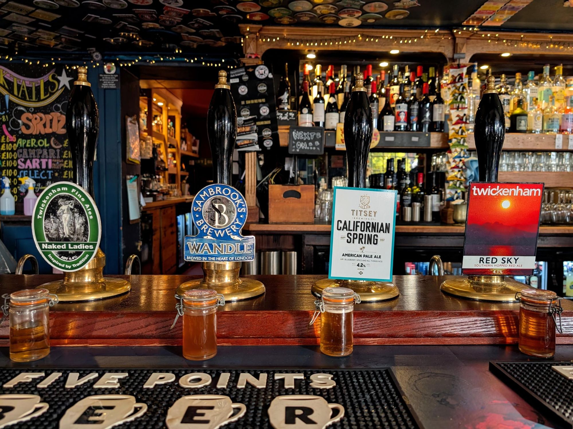 Railway SW16 handpumps - 20250816. (Pub, Bar). Published on 16-08-2025