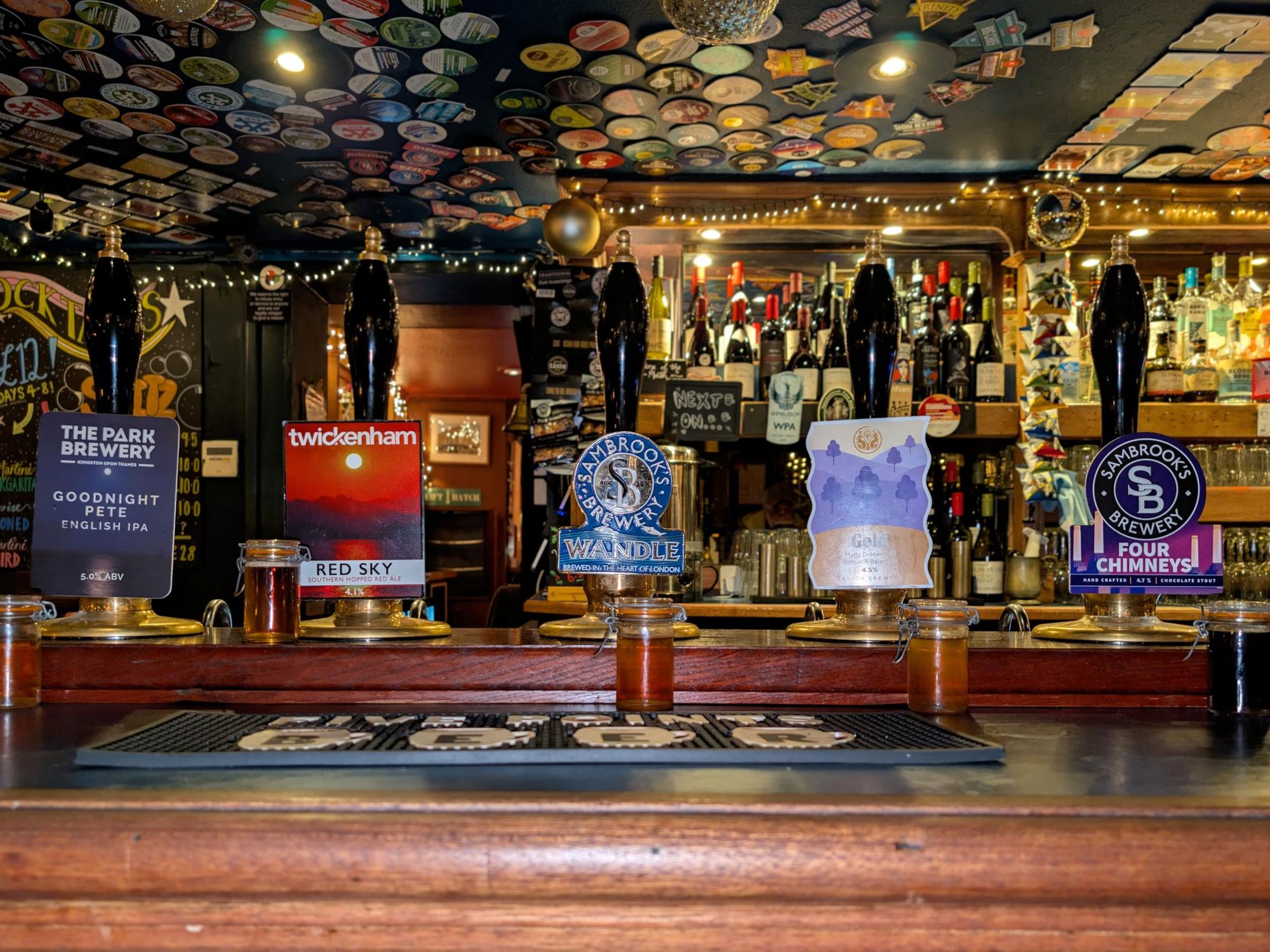 Railway SW16 hand pumps - 20251124. (Pub, Bar). Published on 26-11-2025