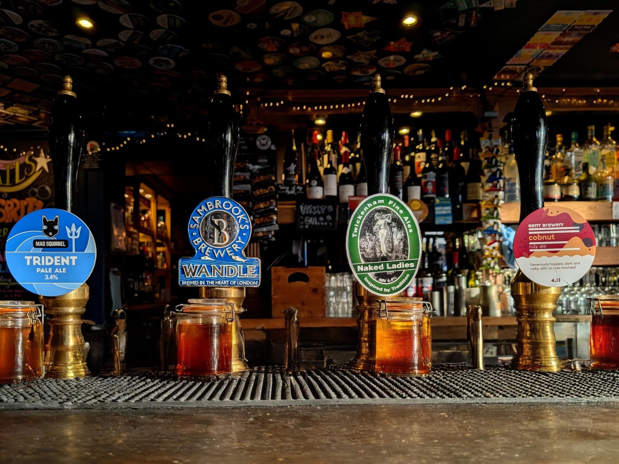 Railway SW16 handpumps - 20250918. (Pub, Bar). Published on 18-09-2025