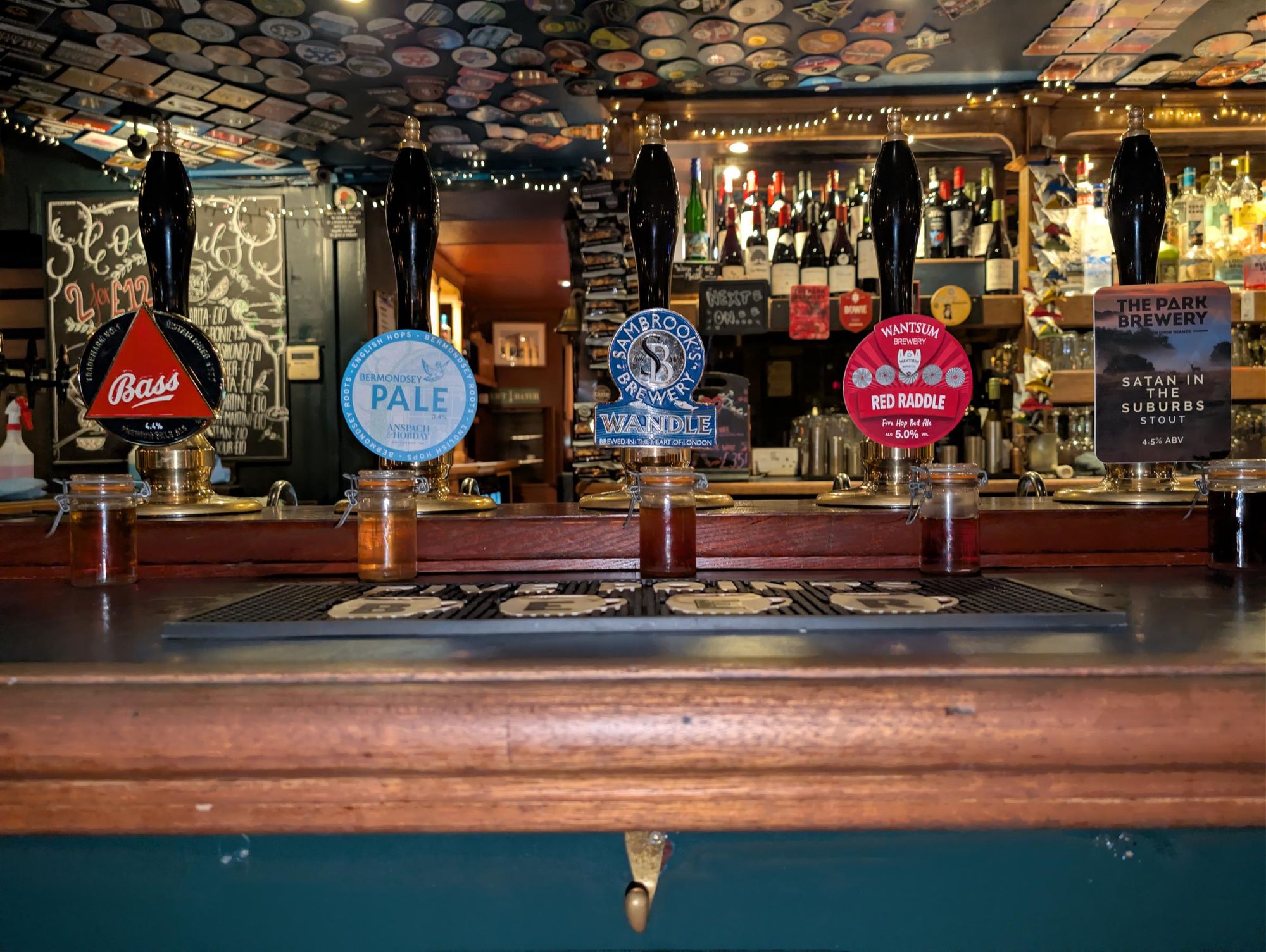 Railway SW16 handpumps - 20260128. (Pub, Bar). Published on 28-01-2026