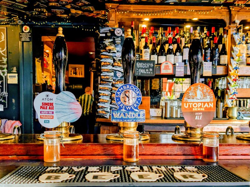 Handpumps at the Railway, Streatham - 2026-03-30. (Pub, Bar). Published on 17-03-2026 
