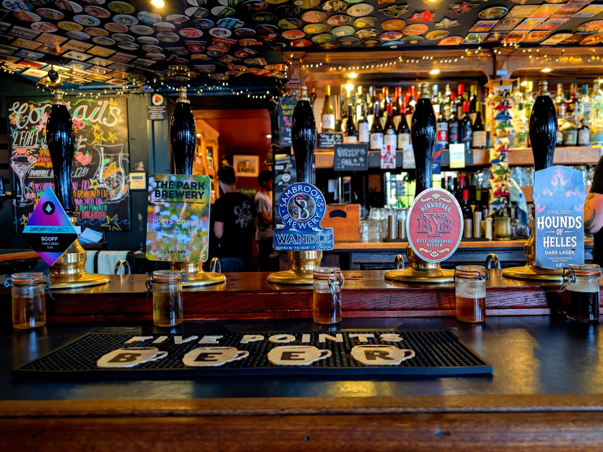 Railway handpumps - 20260420. (Pub, Bar). Published on 20-04-2026