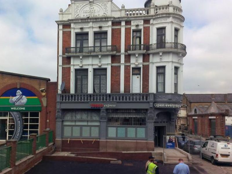George IV after conversion to a Tesco Express - 27th August 2013. (Pub, External). Published on 31-08-2013