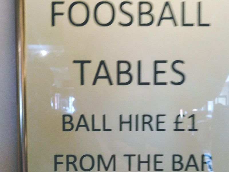 Table Football is very popular. (Pub). Published on 16-05-2017