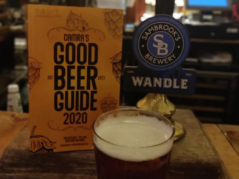 Pint of Wandle and Good Beer Guide 2020. (Pub). Published on 17-09-2019