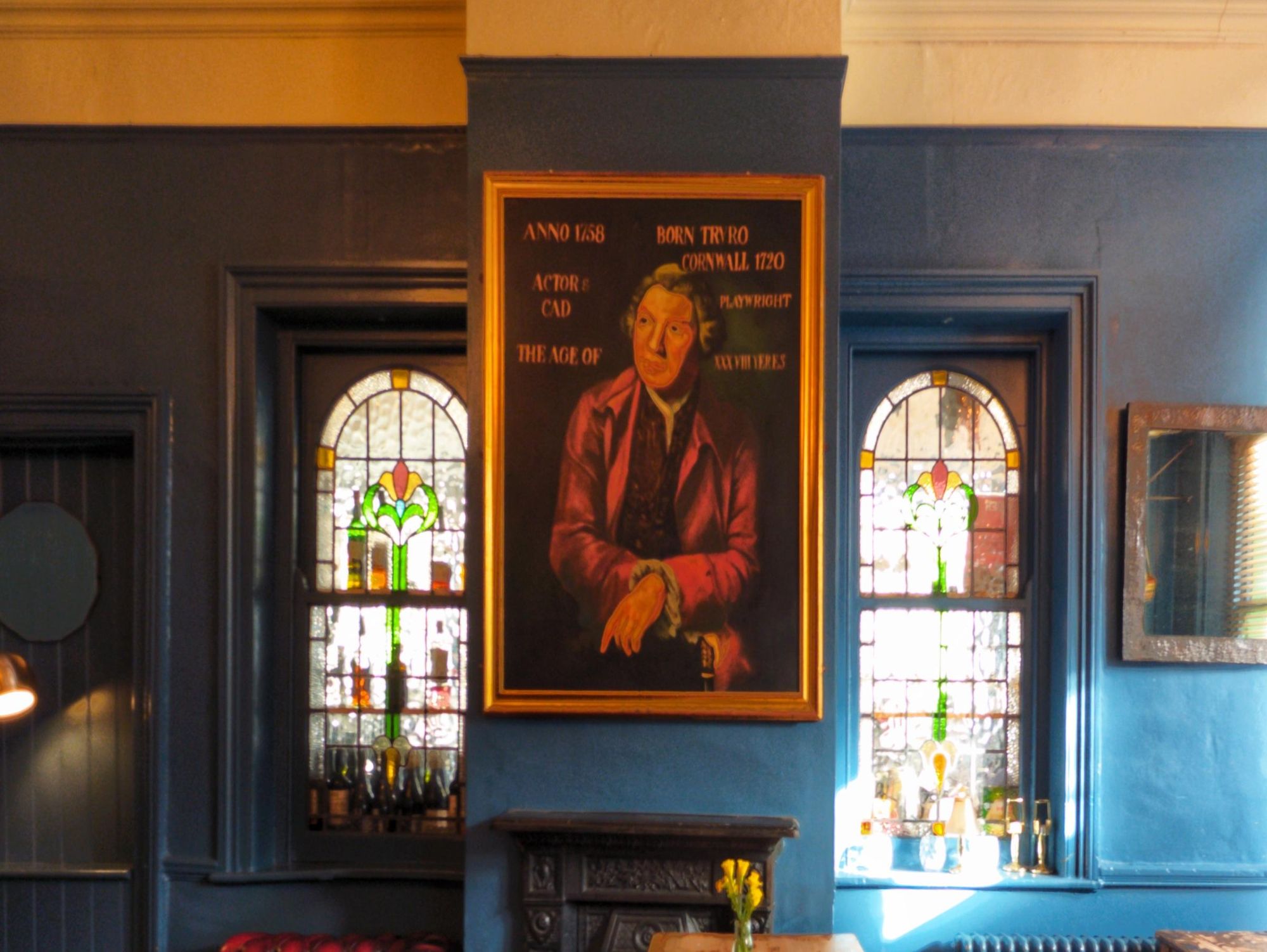 Portrait of Samuel Foote in Back Bar. (Pub). Published on 03-02-2026