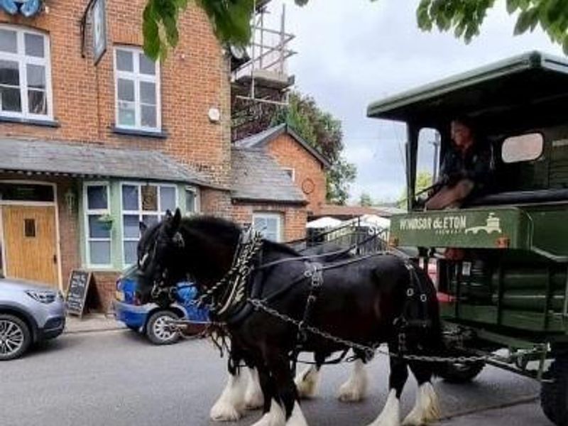 Windsor & Eton brewery's dray delivering beer.. (External). Published on 09-08-2022