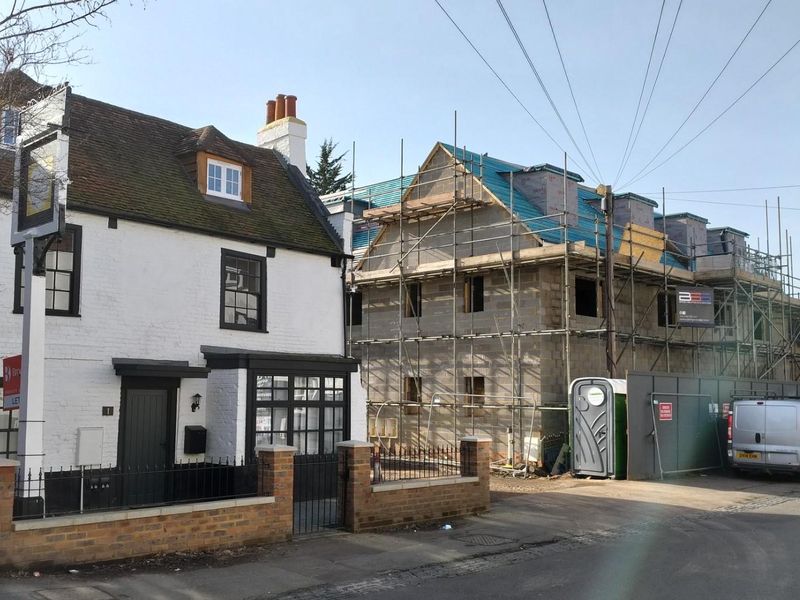 Pub a private residence & a load of flats being build on the car. (Key). Published on 26-02-2026 