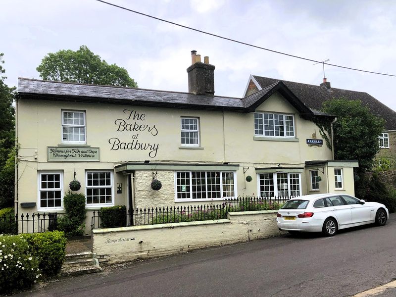 The Bakers Arms, Badbury in June 2024. (Pub, External, Key). Published on 04-06-2024