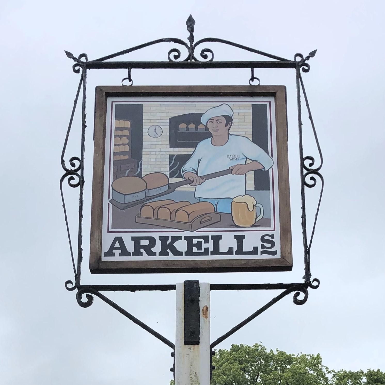 The Bakers Arms, Badbury sign in June 2024. (External, Sign). Published on 04-06-2024