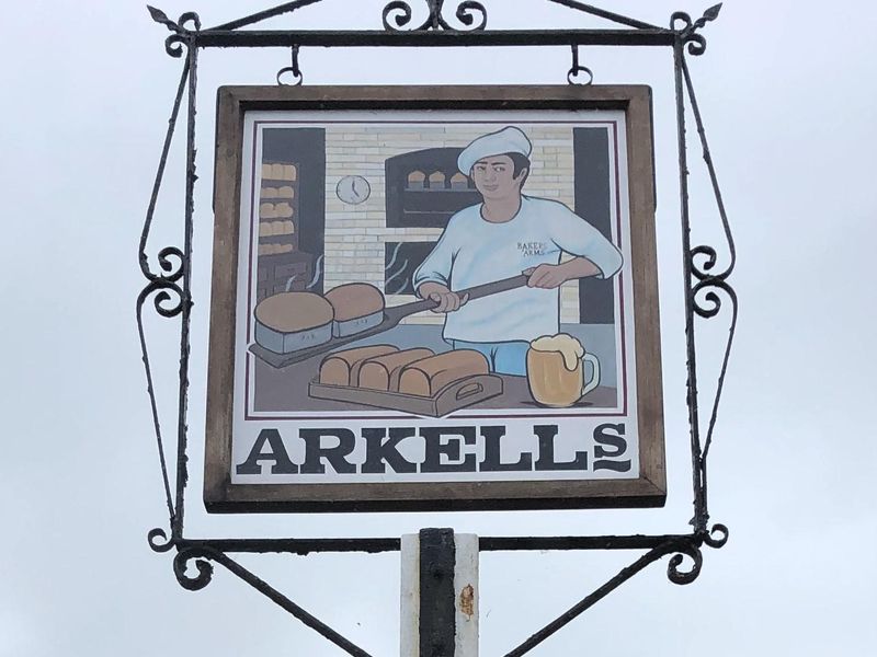 The Bakers Arms, Badbury sign in June 2024. (External, Sign). Published on 04-06-2024