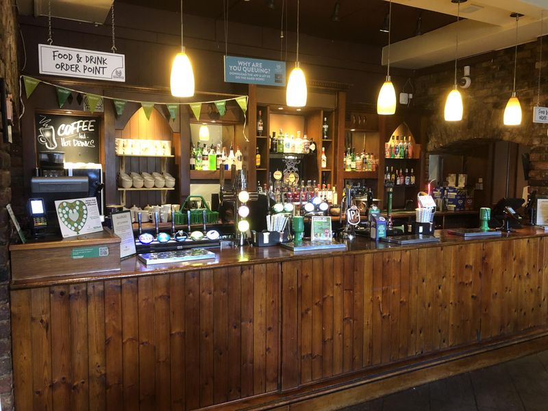 Bar at the Spotted Cow, Coate in 2023. (Bar). Published on 20-08-2023