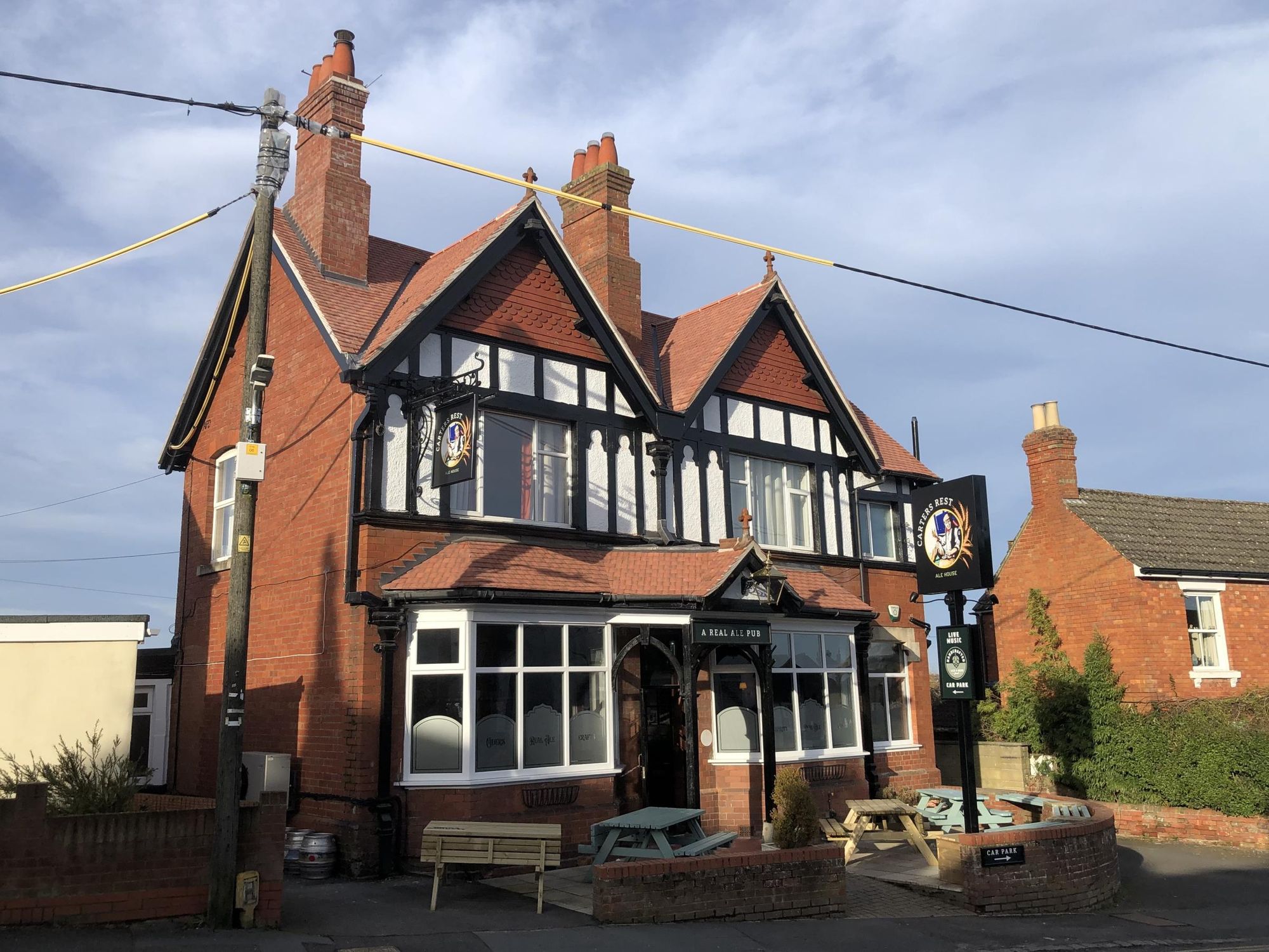 The Carters Rest in January 2024. (Pub, External, Sign, Key). Published on 28-01-2024