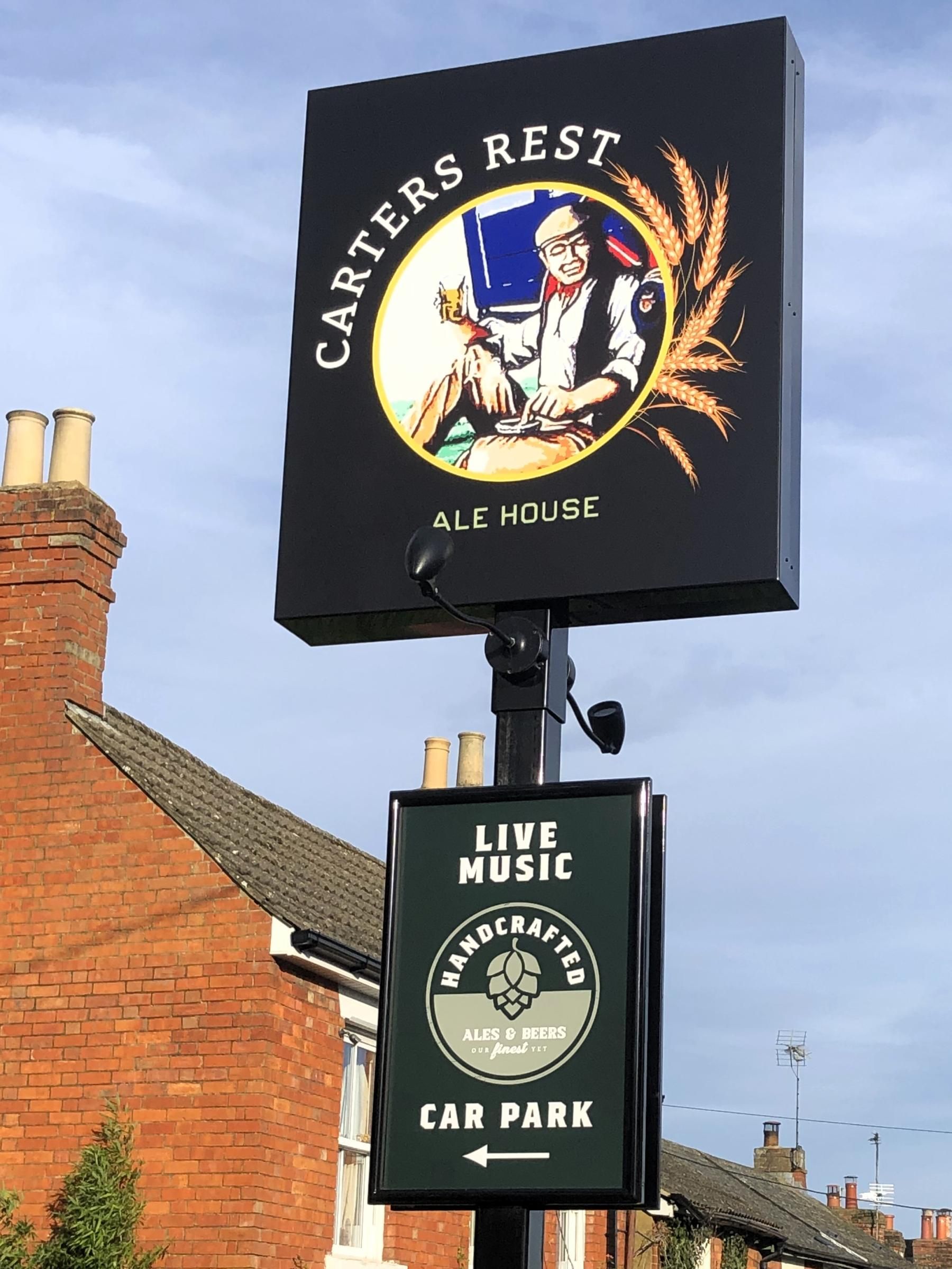Carters Rest sign - January 2024. (External, Sign). Published on 28-01-2024