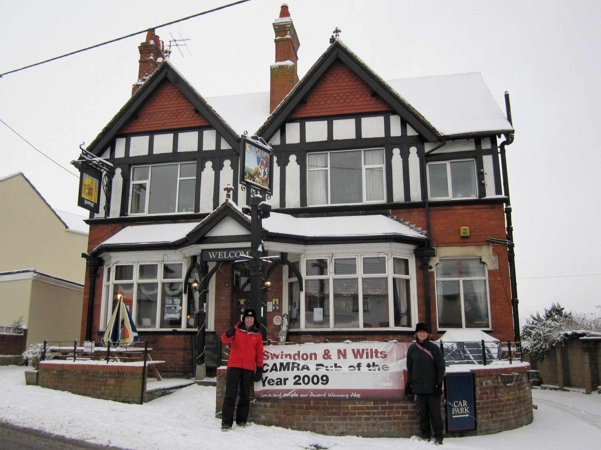 Carters Rest in the Snow - Christmas 2010. (Pub, External). Published on 03-11-2021