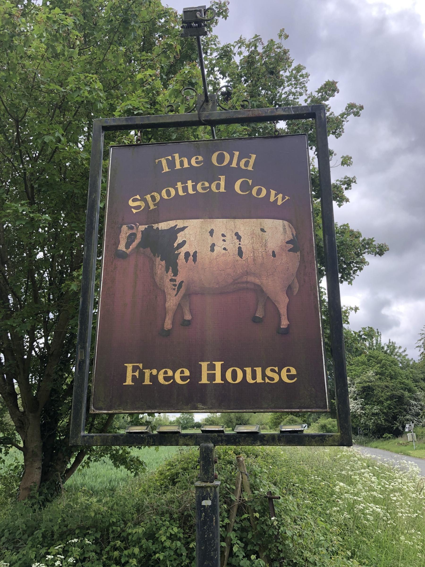 The Old Spotted Cow. (Sign). Published on 20-05-2026