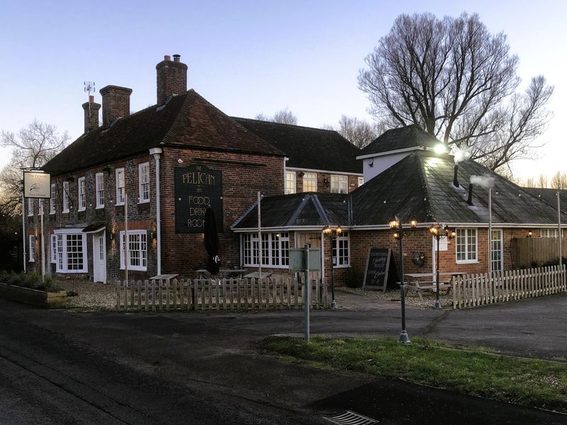 The Pelican - January 2024. (Pub, External, Garden, Sign, Key). Published on 20-01-2024
