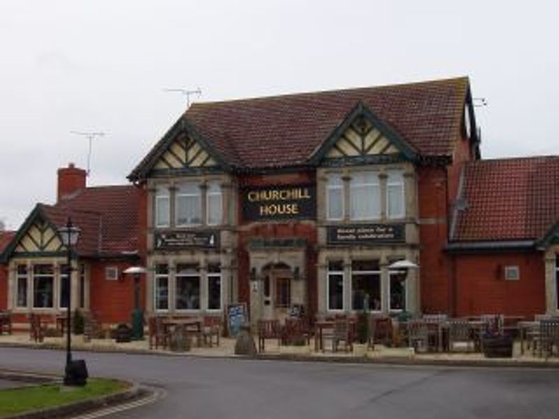 Churchill - Royal Wootton Bassett. (Pub, External, Key). Published on 07-06-2013