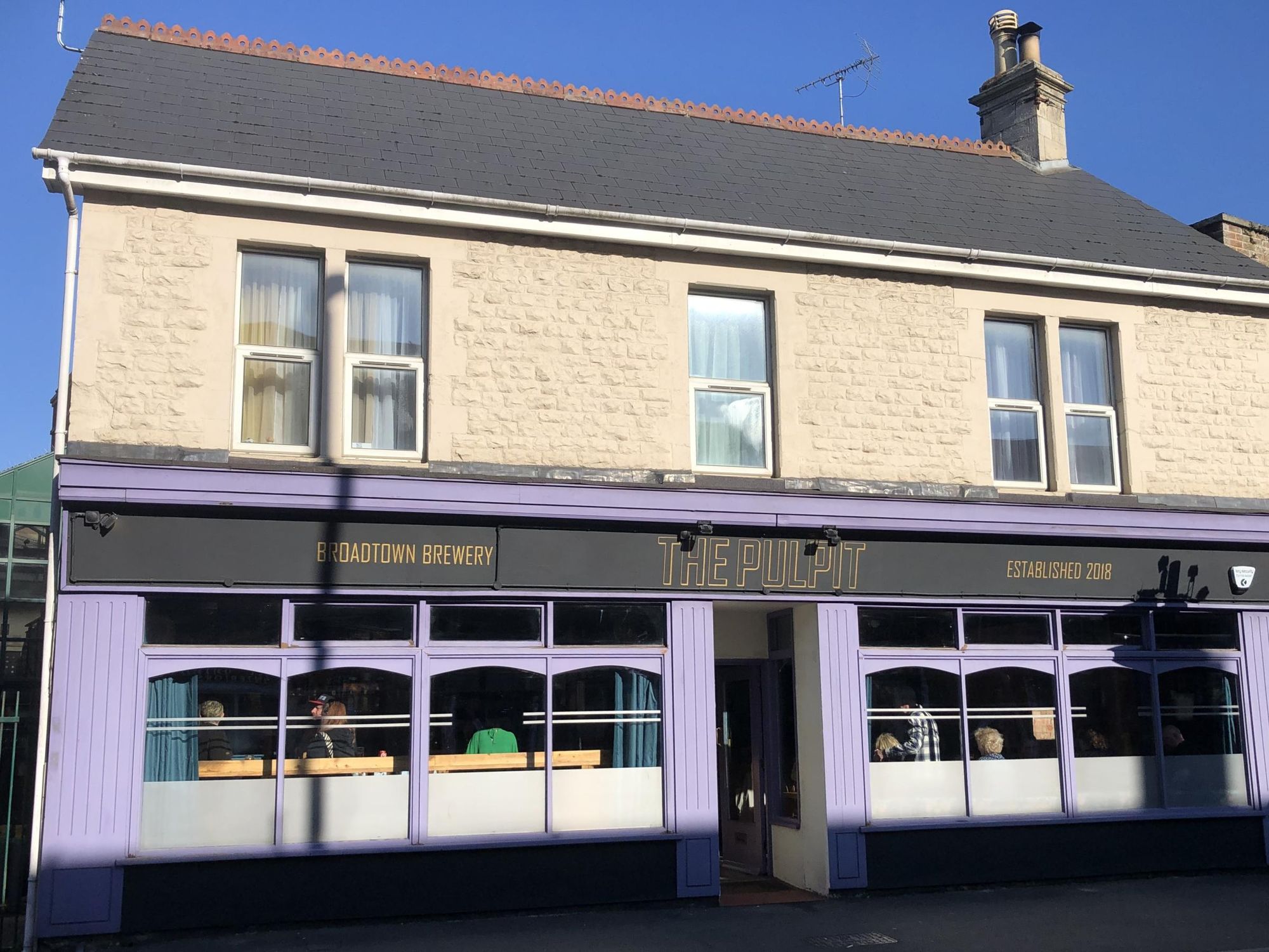 The Pulpit on its opening night. (Pub, External, Sign, Key). Published on 02-04-2025