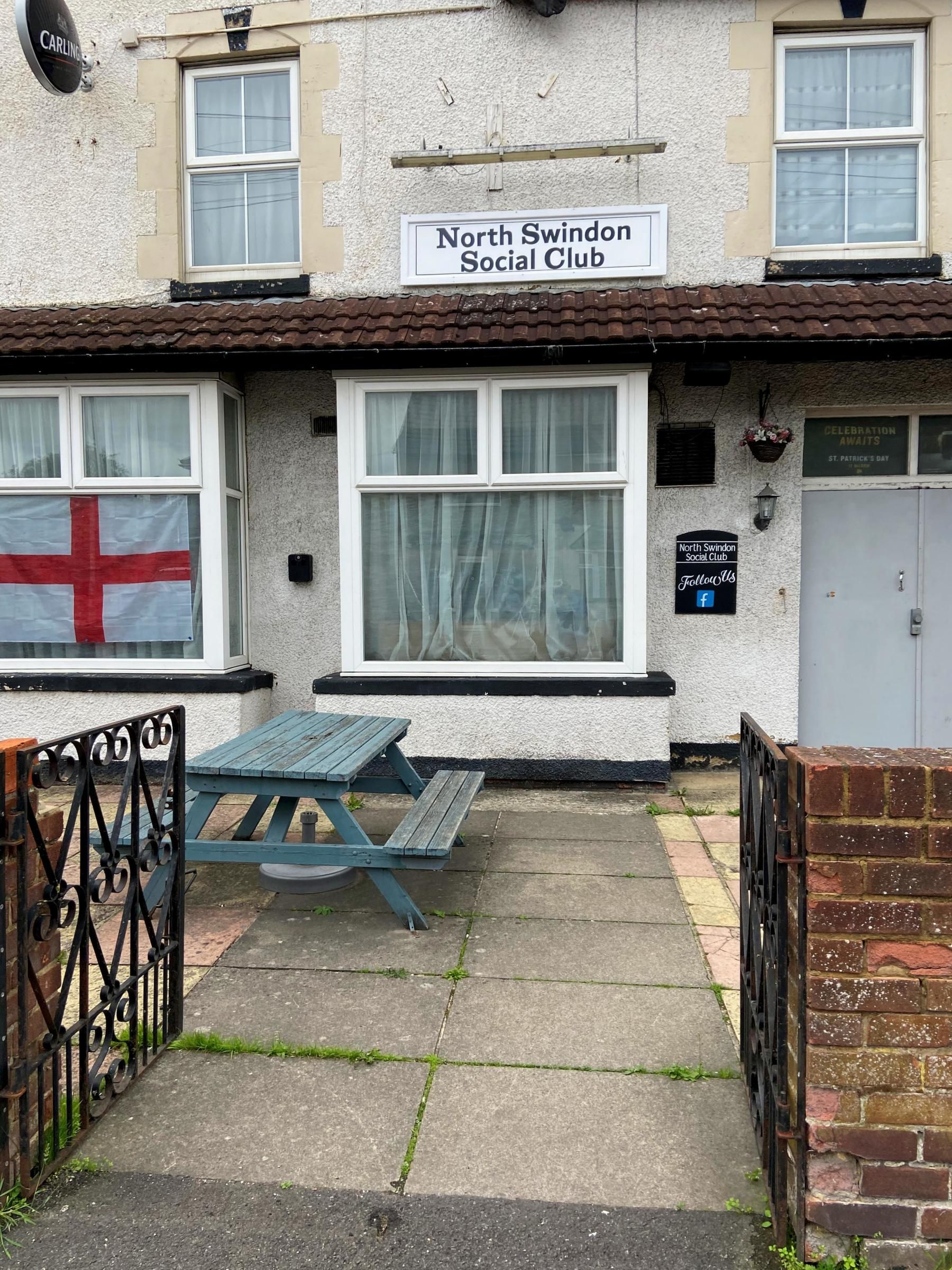 North Swindon Social Club in October 2025. (Pub, External, Sign, Key). Published on 07-10-2025