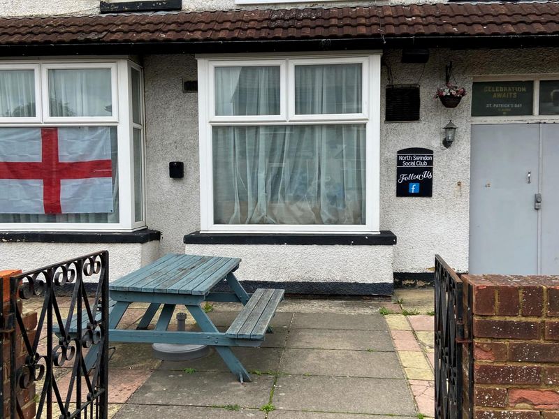 North Swindon Social Club in October 2025. (Pub, External, Sign, Key). Published on 07-10-2025