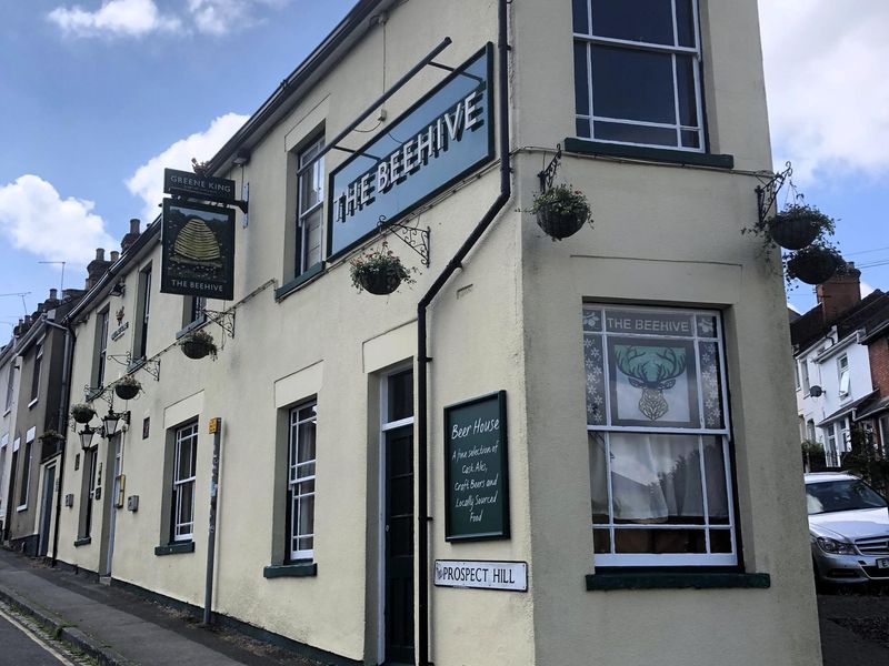 The Beehive, Swindon in June 2024. (Pub, External, Sign). Published on 22-07-2024 