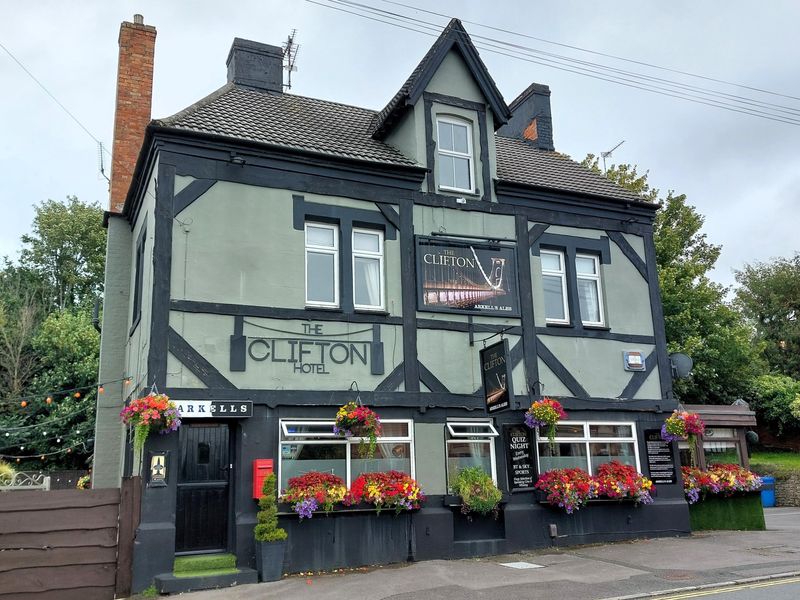 The Clifton in September 2023. (Pub, External, Sign, Key). Published on 21-09-2023