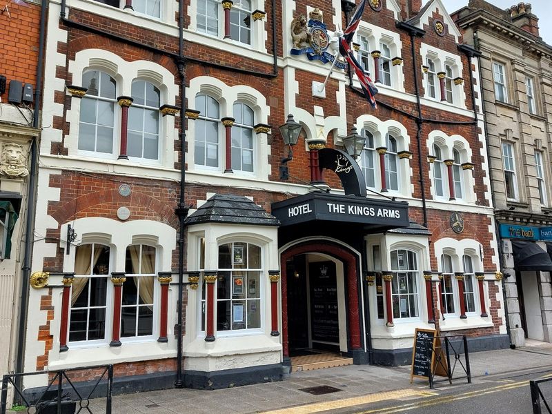 The Kings in September 2023 . (Pub, External, Sign, Key). Published on 21-09-2023