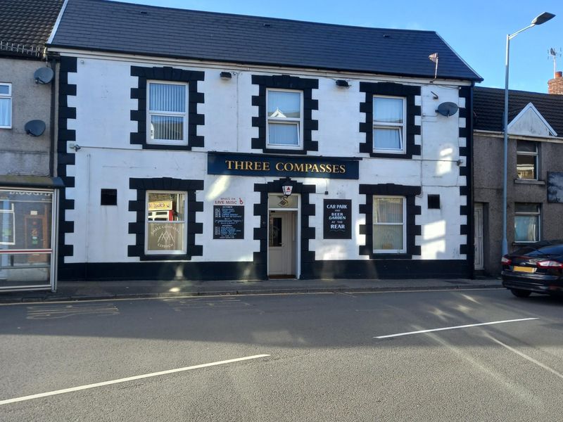 Three Compasses, Clydach. (Pub, External, Key). Published on 28-10-2024